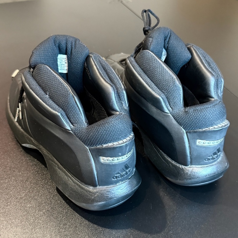 Adidas Kobe Crazy 1 Black High-Top Sneakers with Textured Design - Picture 3 of 5